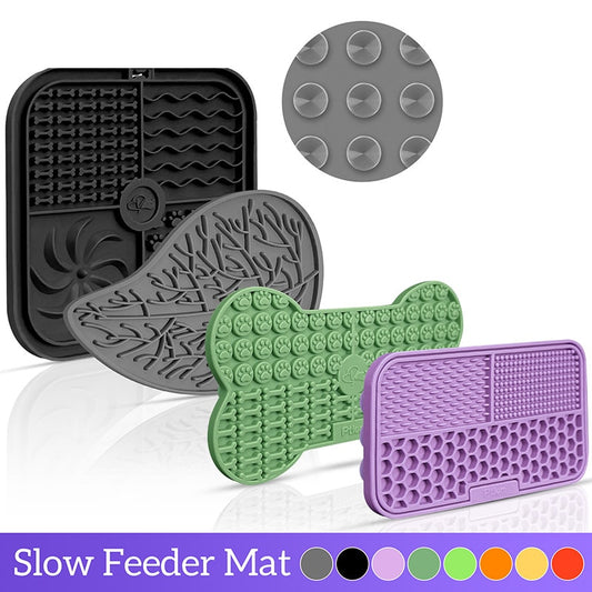ChowSlow™ Slow-Feeding Pet Mat: Boost Healthy Eating, Simple to Clean