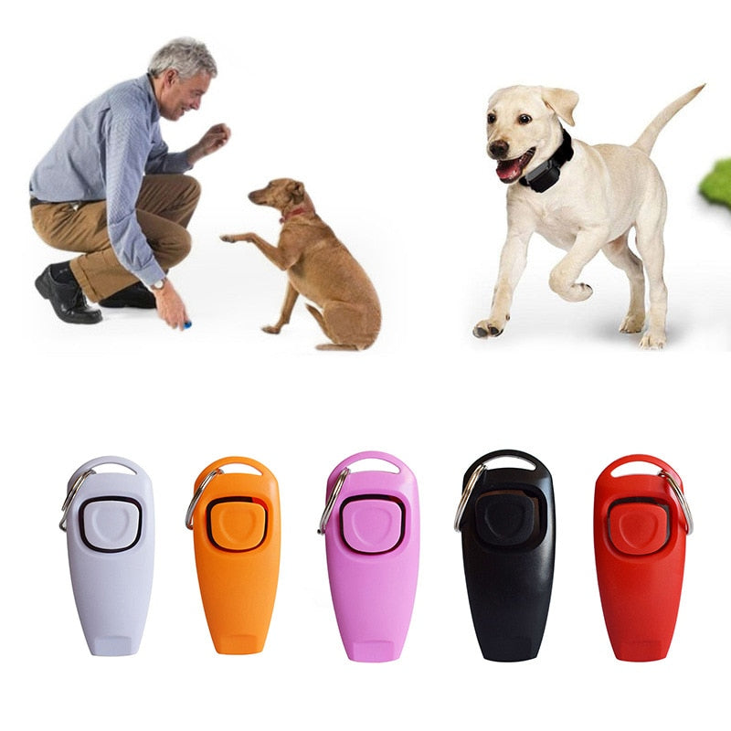 American Tail-Wagger: 2-in-1 Dog Trainer's Clicker & Whistle