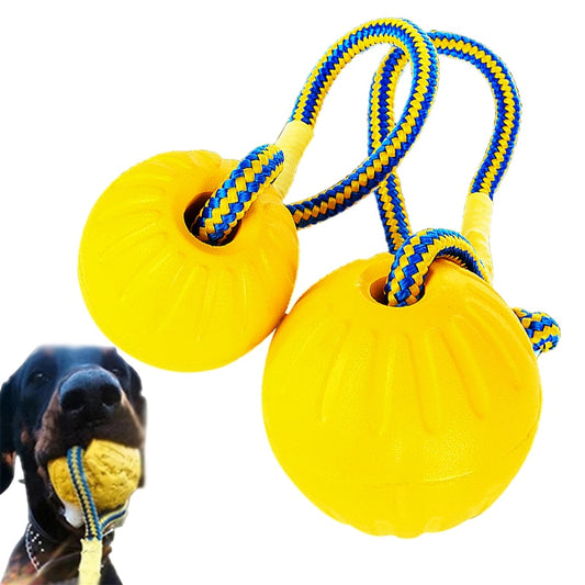 Pawfect ChewPal: Indestructible Ball & Rope Chew Toy